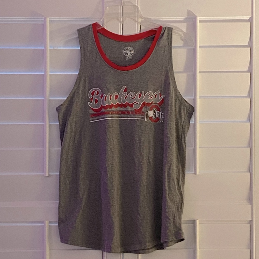 Ohio State Buckeyes Tank Top - Ladies, Medium, 8-10
